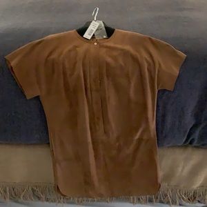 Perse suede mini dress. Never worn, tags. Tag price $895.00 on sale for $449.00